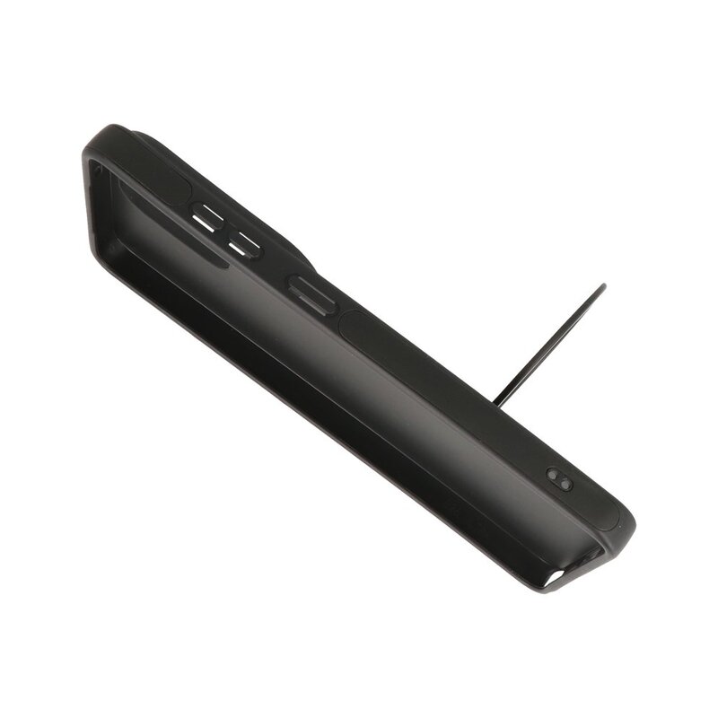 KaiYue Étui MagSafe aspect cuir avec coque standard pour Samsung Galaxy S26 Ultra - Noir