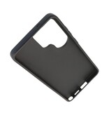 KaiYue Funda Magsafe con aspecto de cuero y funda estándar para Samsung Galaxy S26 Ultra - Azul marino