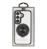 Smart Funda magnética inteligente con soporte de 360 grados para Samsung Galaxy S26 - Negra