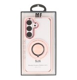 Smart Custodia magnetica intelligente con supporto a 360 gradi per Samsung Galaxy S26 - Rosa