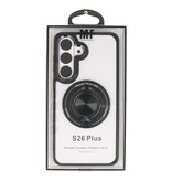 Smart Smart Magnetic with 360 Degree Stand Case for Samsung Galaxy S26 Plus - Black