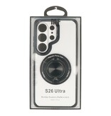 Smart Funda magnética inteligente con soporte de 360 grados para Samsung Galaxy S26 Ultra - Negra