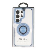 Smart Smart Magnetic with 360 Degree Stand Case for Samsung Galaxy S26 Ultra - Blue