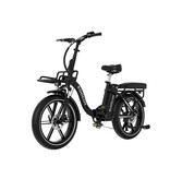 KOOLUX KOOLUX elektrische fiets - Opvouwbare E-bike X16 - 48v 15.6 AH - 250W - 70-150 KM - Zwart