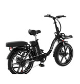 KOOLUX KOOLUX elcykel - Sammenklappelig elcykel X16 - 48v 15.6 AH - 250W - 70-150 KM - Sort