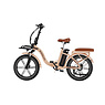 KOOLUX Bicicletta elettrica - E-bike pieghevole - X16 - 48 V 15,6 Ah - Beige