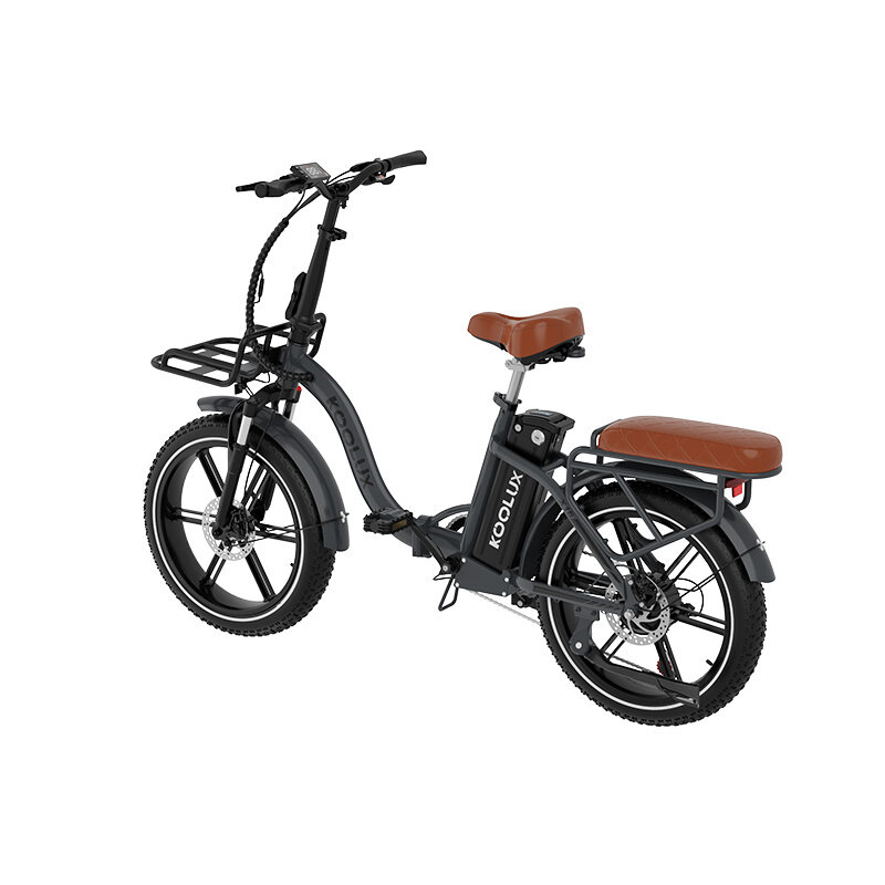 KOOLUX KOOLUX elektrische fiets - Opvouwbare E-bike X16 - 48v 15.6 AH - 250W - 70-150 KM - Grijs