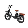 KOOLUX Bicicletta elettrica - E-bike pieghevole - X16 - 48 V 15,6 Ah - Grigio