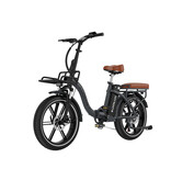 KOOLUX Bicicletta elettrica KOOLUX - E-bike pieghevole X16 - 48 V 15,6 Ah - 250 W - 70-150 km - Grigio