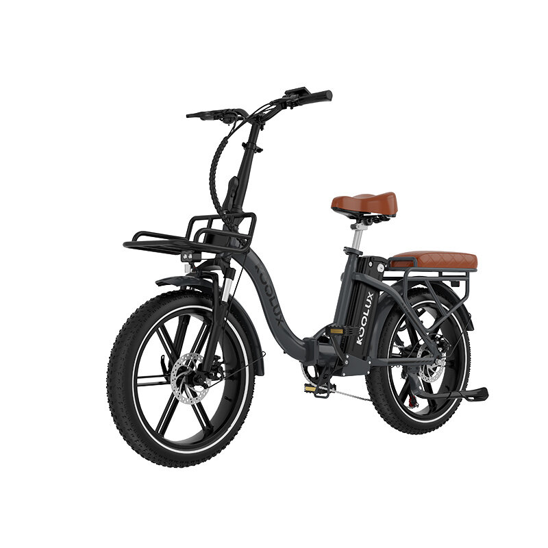 KOOLUX KOOLUX elektrische fiets - Opvouwbare E-bike X16 - 48v 15.6 AH - 250W - 70-150 KM - Grijs