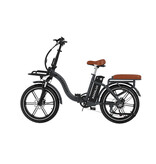 KOOLUX Bicicletta elettrica KOOLUX - E-bike pieghevole X16 - 48 V 15,6 Ah - 250 W - 70-150 km - Grigio
