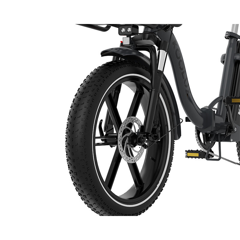 KOOLUX KOOLUX elektrische fiets - Opvouwbare E-bike X16 - 48v 15.6 AH - 250W - 70-150 KM - Grijs