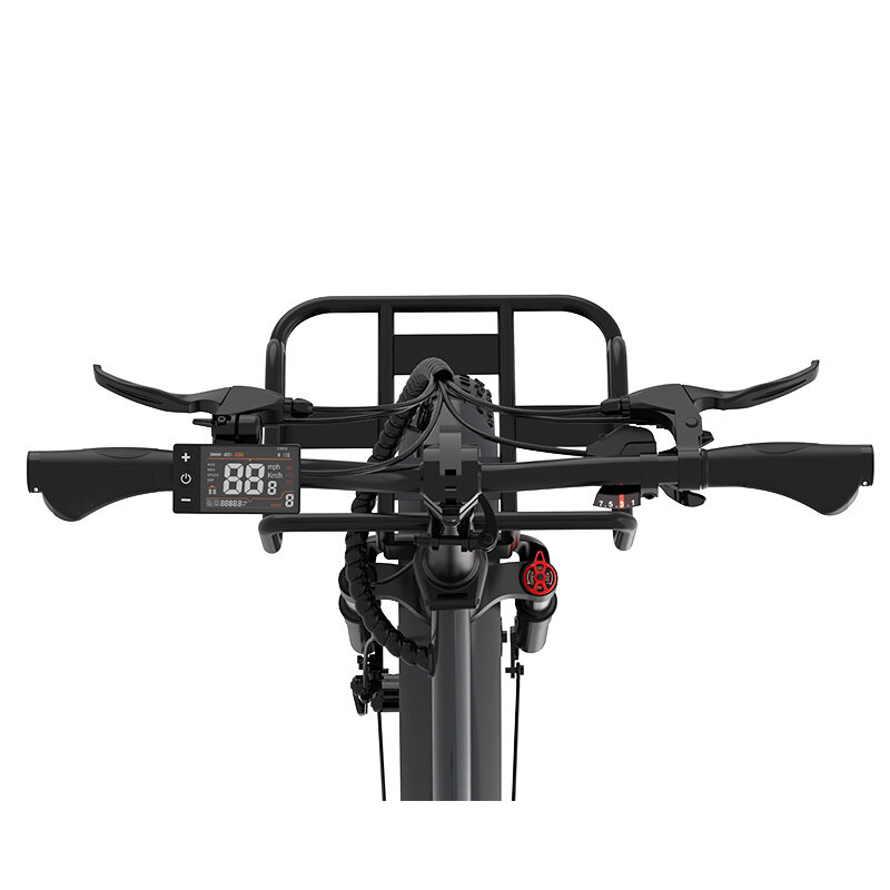 KOOLUX Bicicletta elettrica KOOLUX - E-bike pieghevole X16 - 48 V 15,6 Ah - 250 W - 70-150 km - Grigio