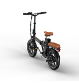 KOOLUX Bicicletta elettrica KOOLUX - E-bike pieghevole X10 - 36V 13Ah - 250W - 50-65 KM - Nera