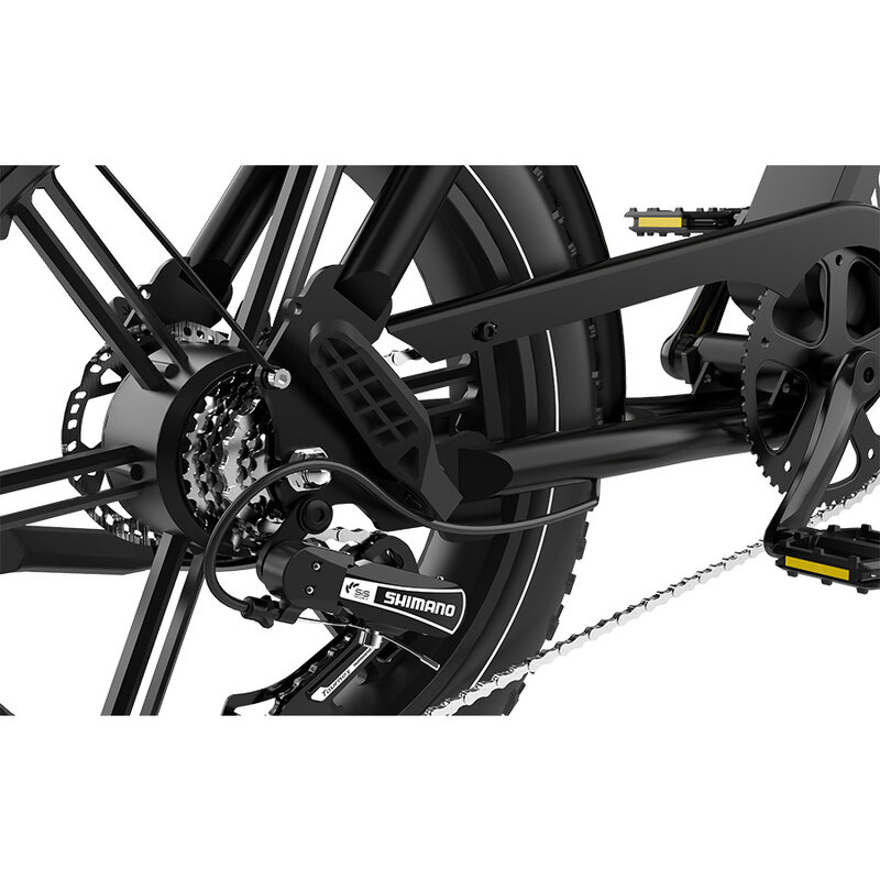 KOOLUX KOOLUX elektrische fiets - E-bike - 250W - 100-180 KM - X9 Pro V2 2026 - Zwart