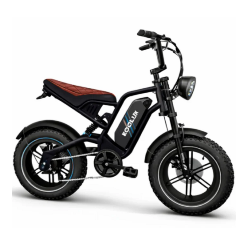 KOOLUX KOOLUX X9 Mini Elcykel - 48v 13Ah - 250W - 60 til 80 km - Sort