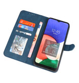 Funda tipo cartera para Samsung Galaxy A22 5G azul