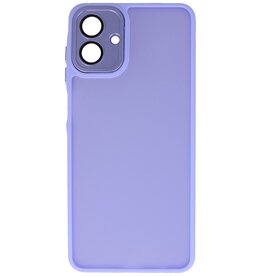 Mat Transparent med Kamerabeskyttelsesetui til Samsung Galaxy A37 Lilla