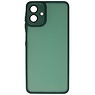 Mat Transparent Cover med Kamerabeskytter til Samsung Galaxy A37 Mørkegrøn