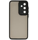 Étui transparent mat avec protection pour appareil photo pour Samsung Galaxy A57 Noir
