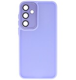 Matte, transparente Schutzhülle mit Kameraschutz für Samsung Galaxy A57, Lila
