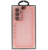 Mat Transparent Etui med Kamerabeskytter til Samsung Galaxy A57 Lyserød