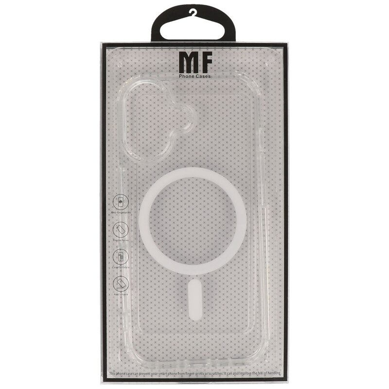 TK2 Magsafe TK2 - Magsafe Geelbestendig Transparant Materiaal Hoesje voor de iPhone 16