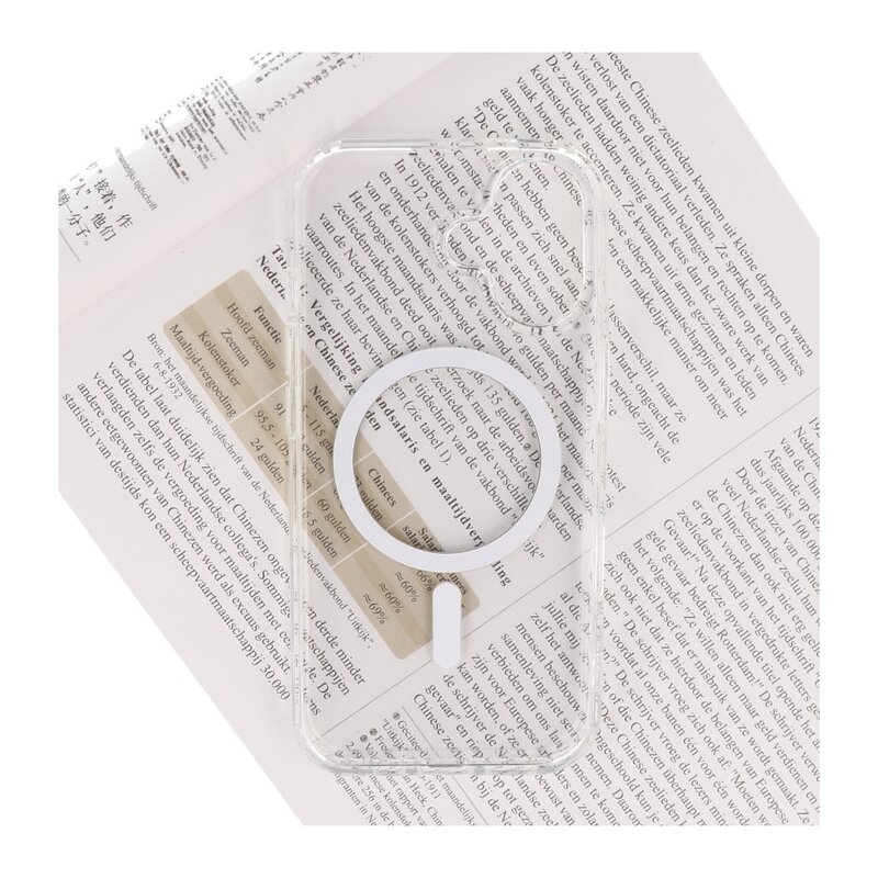 TK2 Magsafe TK2 - Magsafe Geelbestendig Transparant Materiaal Hoesje voor de iPhone 16e - 17e