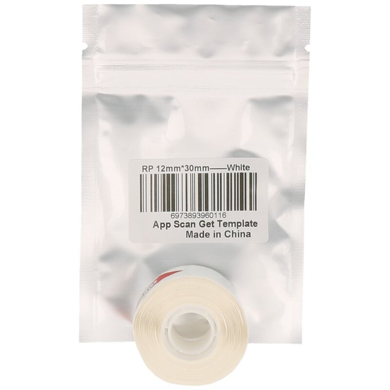 Etiketten Thermal Label 12 mm x 30 mm, 380 Labels per Roll