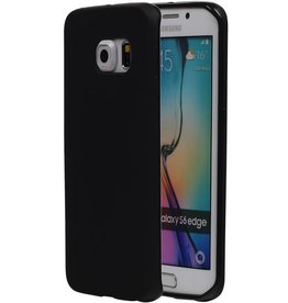 TPU Hoesje voor Galaxy S6 Edge G925F met verpakking Zwart