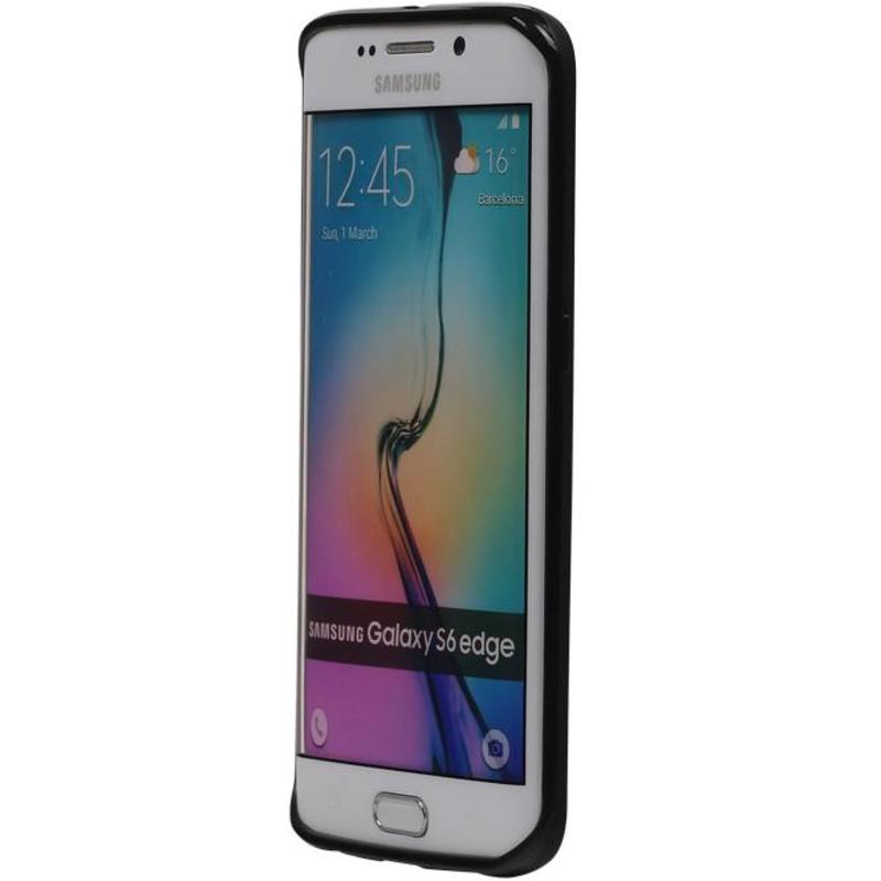 Caso de TPU para el Galaxy S6 Edge G925F con embalaje Negro