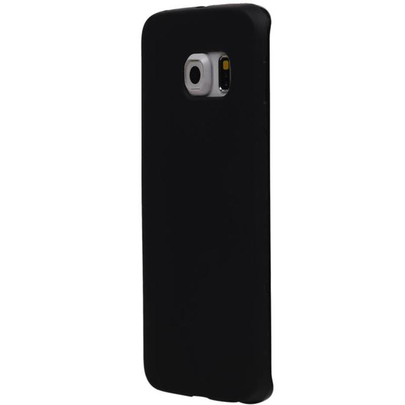 TPU Hoesje voor Galaxy S6 Edge G925F met verpakking Zwart