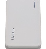 Sunpin Power Bank F110 Kapacitet: 3.7V / 11000mAh Hvid / Grå