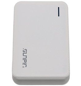 Sunpin Power Bank F110 Kapacitet: 3.7V / 11000mAh Hvid / Grå