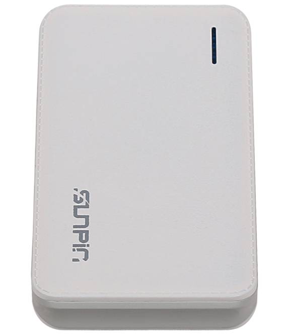 Banco de alimentación Sunpin F110 Capacidad: 3,7 V / 11000mAh blanco / gris