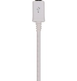 2.1 A Micro USB kabel Wit