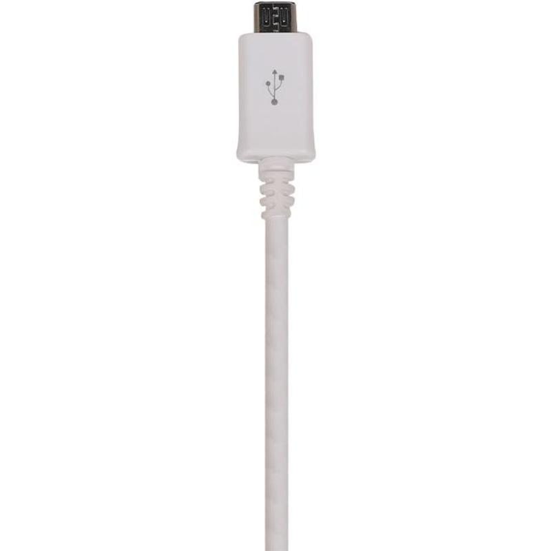 Cable Micro USB 2.1 A Blanco