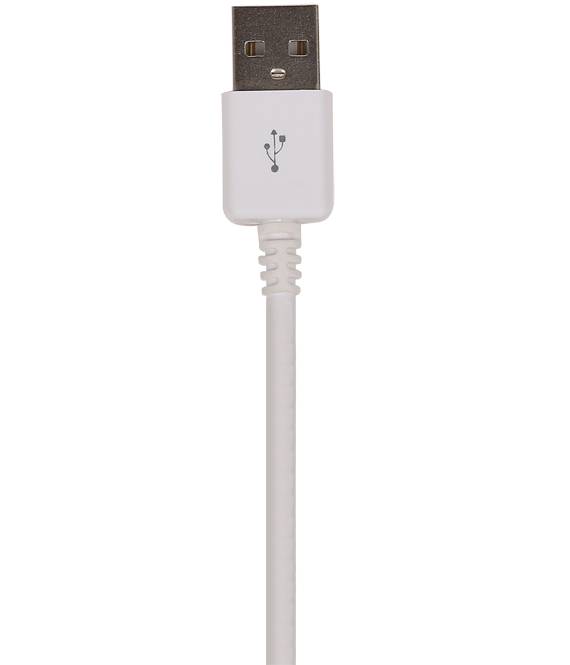 2.1 A Micro USB cable White