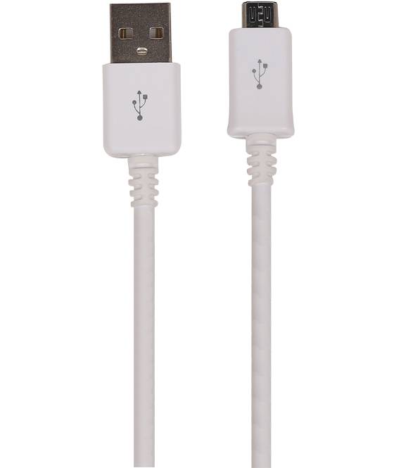 2.1 A Micro USB kabel Wit