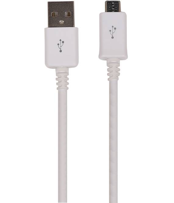 2.1 En Micro USB-kabel Hvid