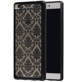 Palais 3D TPU couverture pour Honor 8 Noir