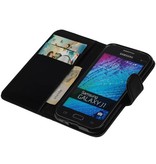 TPU Bookstyle Case for Galaxy J1 J100F Black