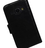 TPU style livret pour Galaxy J1 J100F Noir