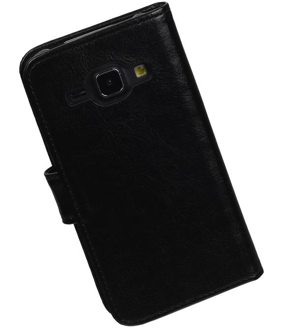 TPU style livret pour Galaxy J1 J100F Noir