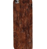 Wood Look Design TPU Cover for iPhone 6 / s Warm Brown