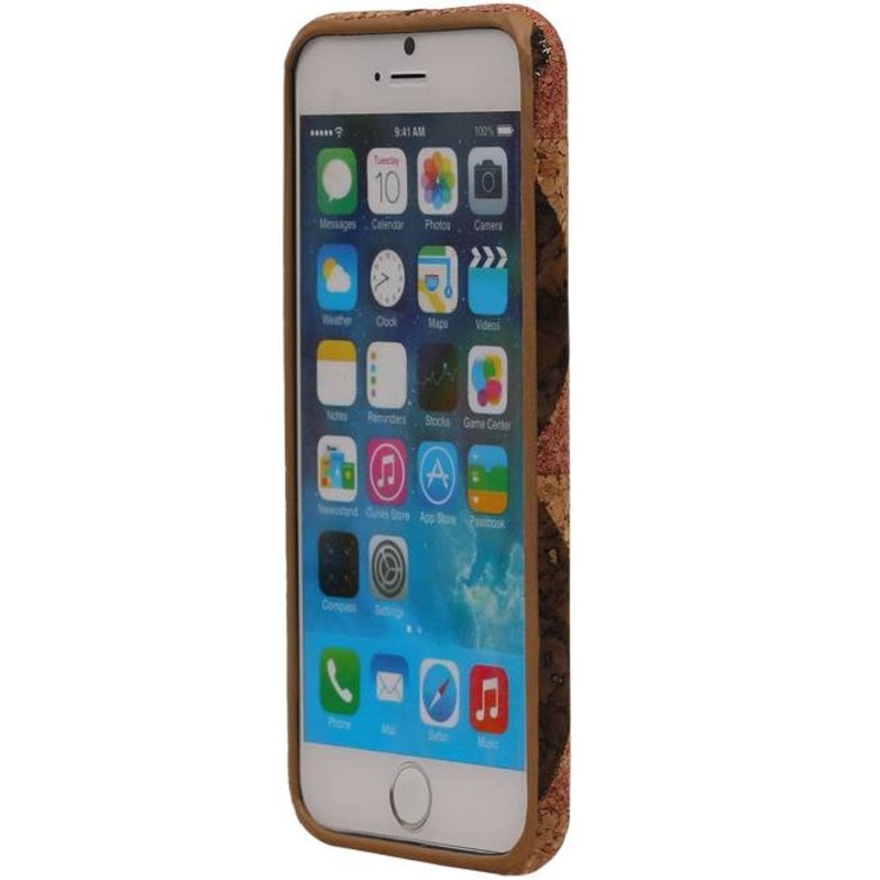 Cork-Entwurfs-TPU Fall für das iPhone 6 / s Modell A