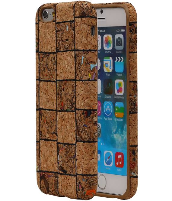 Cork Design TPU Cover for iPhone 6 / s Model B