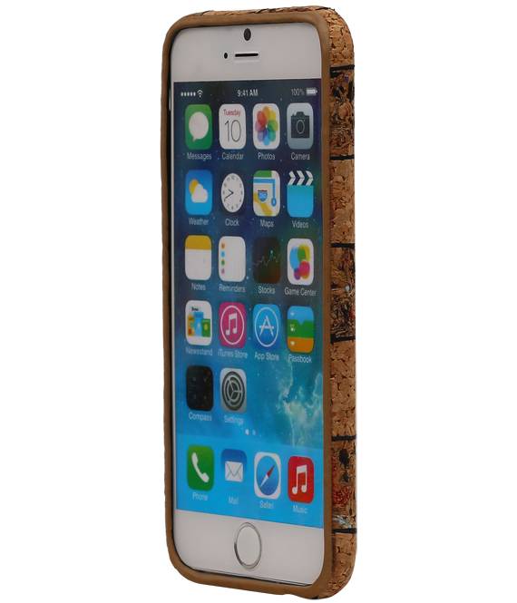 Cork TPU Case Design pour le modèle B de l'iPhone 6 /