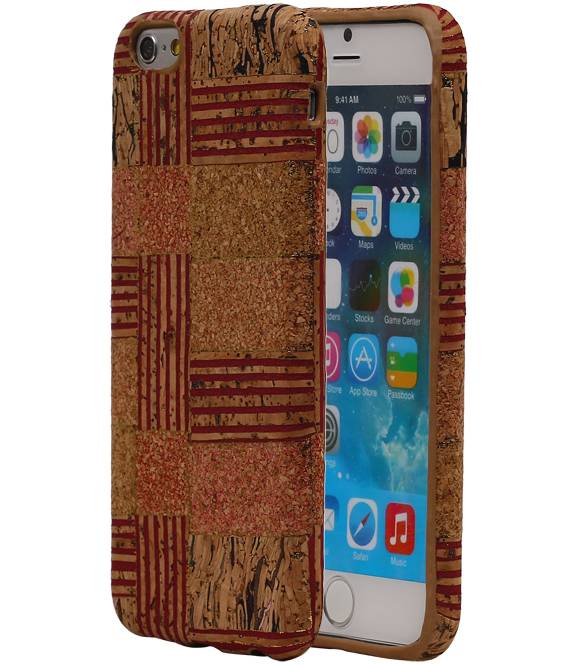 Cork Design TPU Cover for iPhone 6 / s Model D