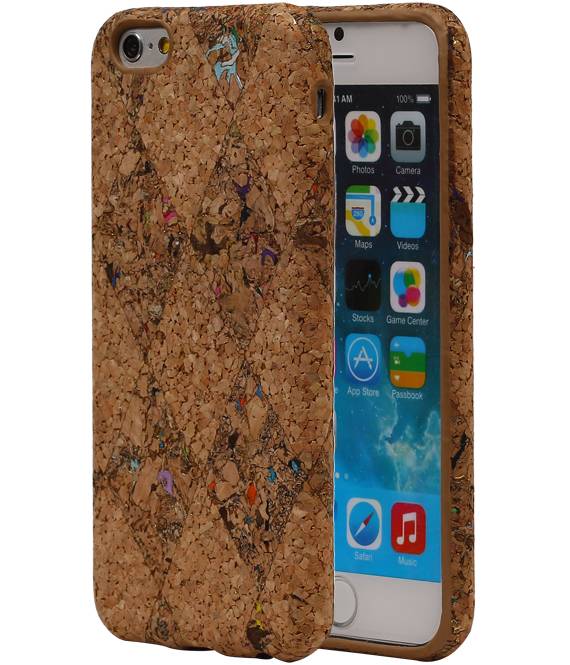 Cork-Entwurfs-TPU Fall für das iPhone 6 / s Modell F